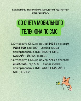 Как помочь тяжелобольным детям Удмуртии в 2023 году?