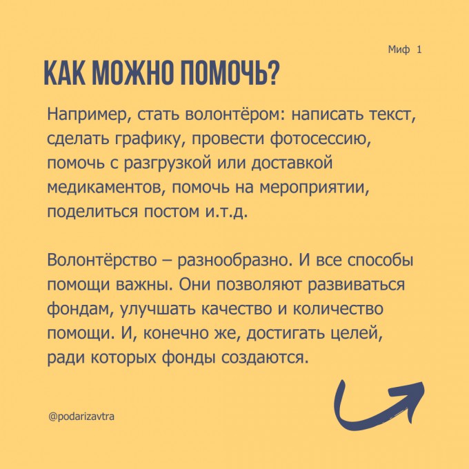 Мифы о благотворительности