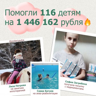 Как помогали детям в январе 2024 года