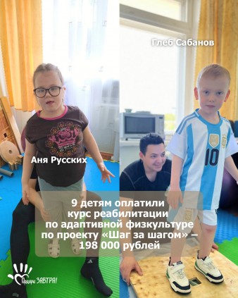 Ваш отчёт о помощи детям за май 2025 года